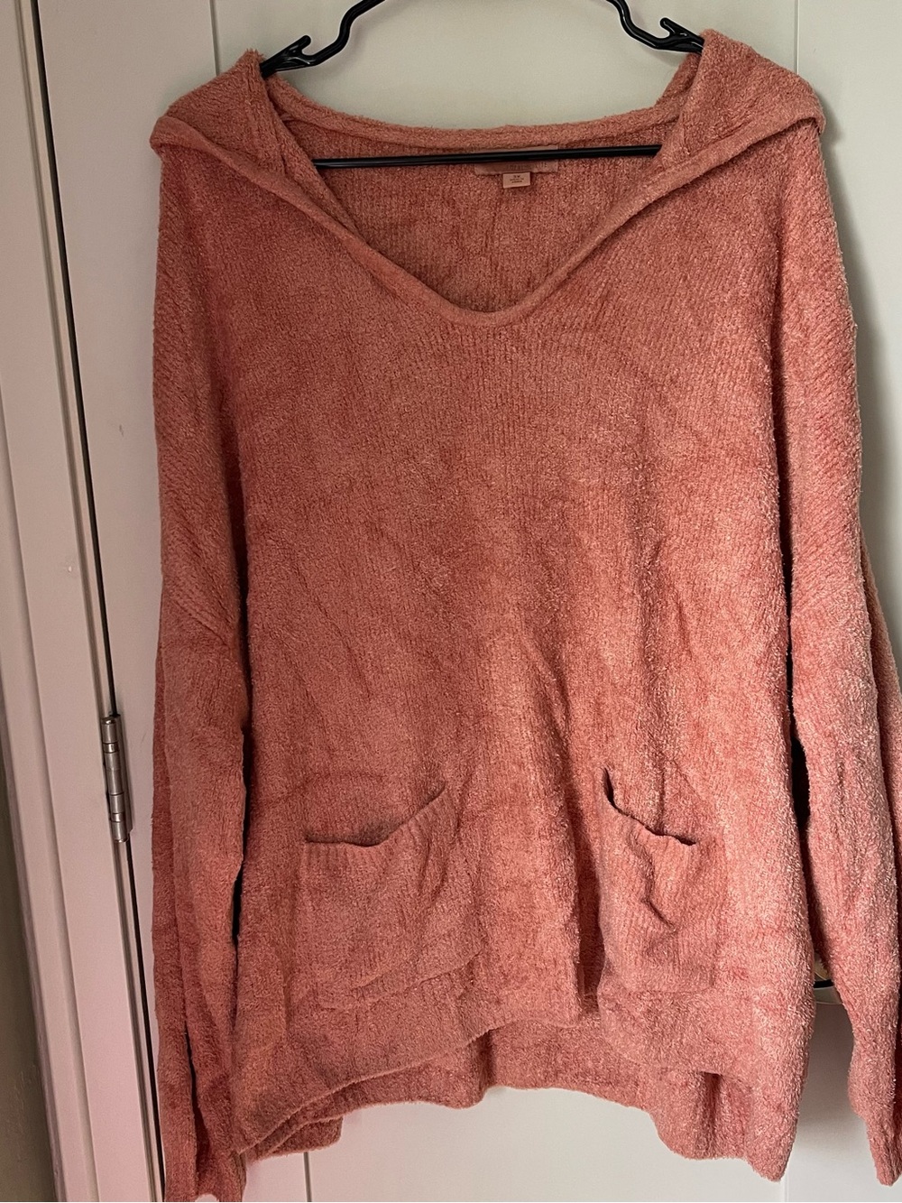 Barefoot Dreams CozyChic Lite 3X Pullover Vneck Sweater Plus Size